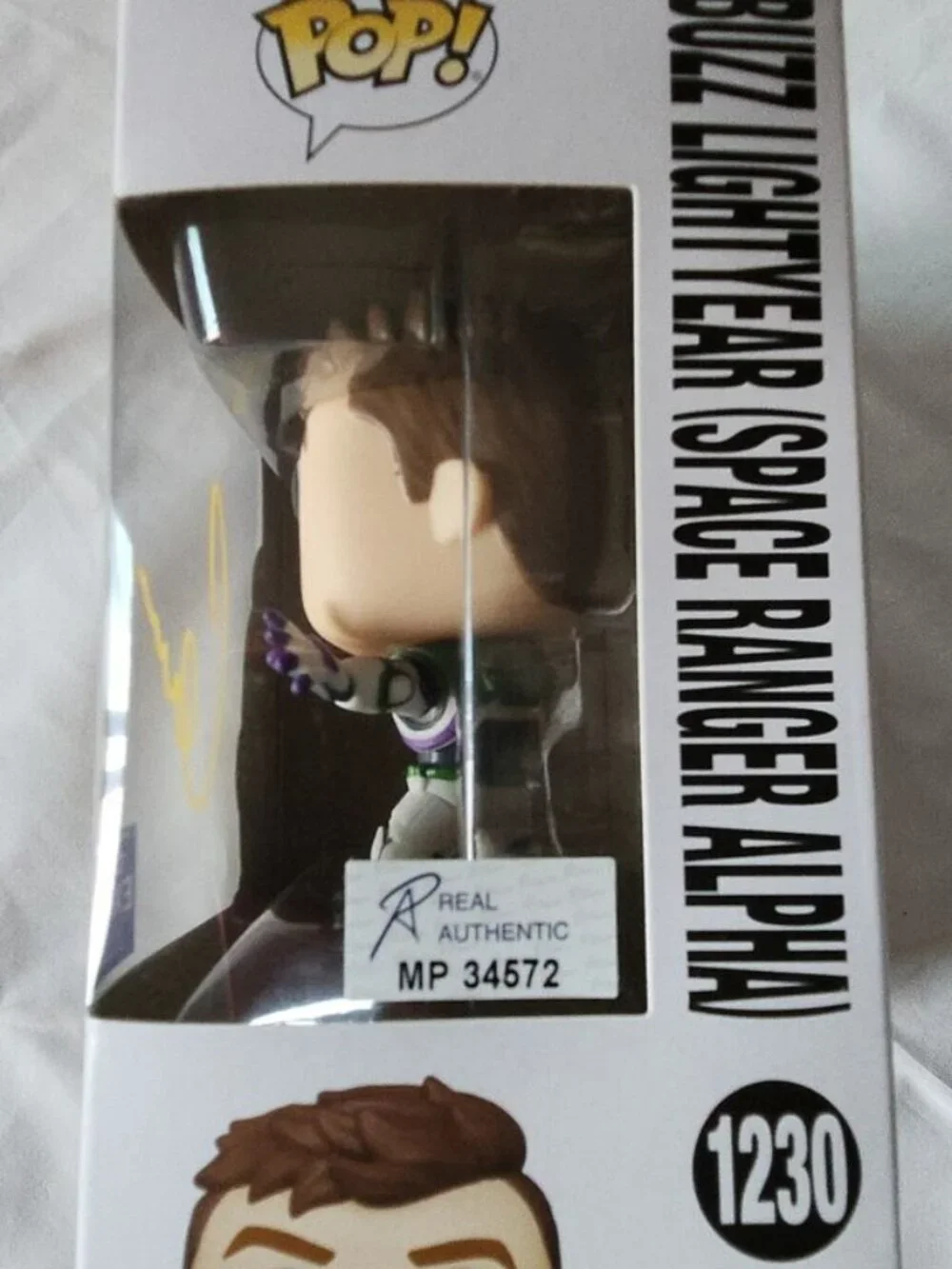 Chris Evans signed Funko Pop! Pixar - Buzz Lightyear (Space Ranger Alpha #1230) - Picture 10 of 13
